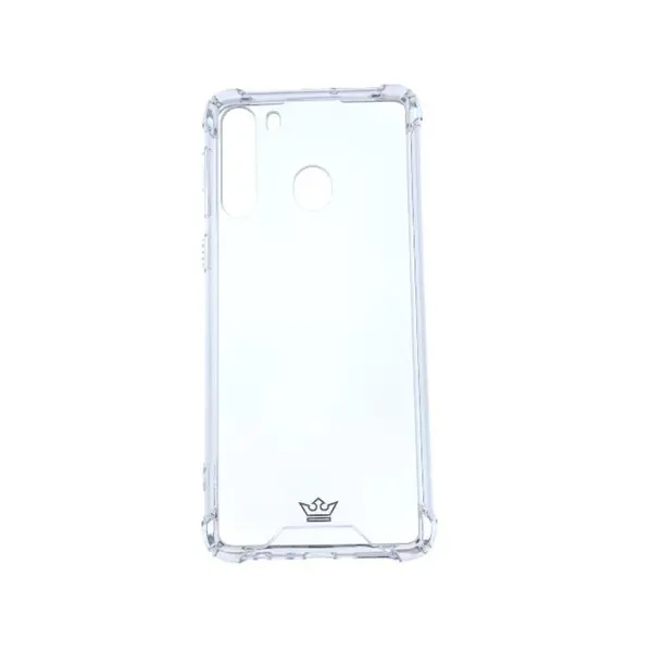 Estuche Protección El Rey Hard Case Reforzado Samsung A21 Color Transparente