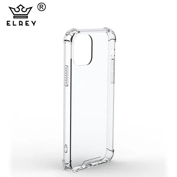 Estuche Protección El Rey Hard Case Reforzado Apple iPhone 13 Pro Max Color Transparente
